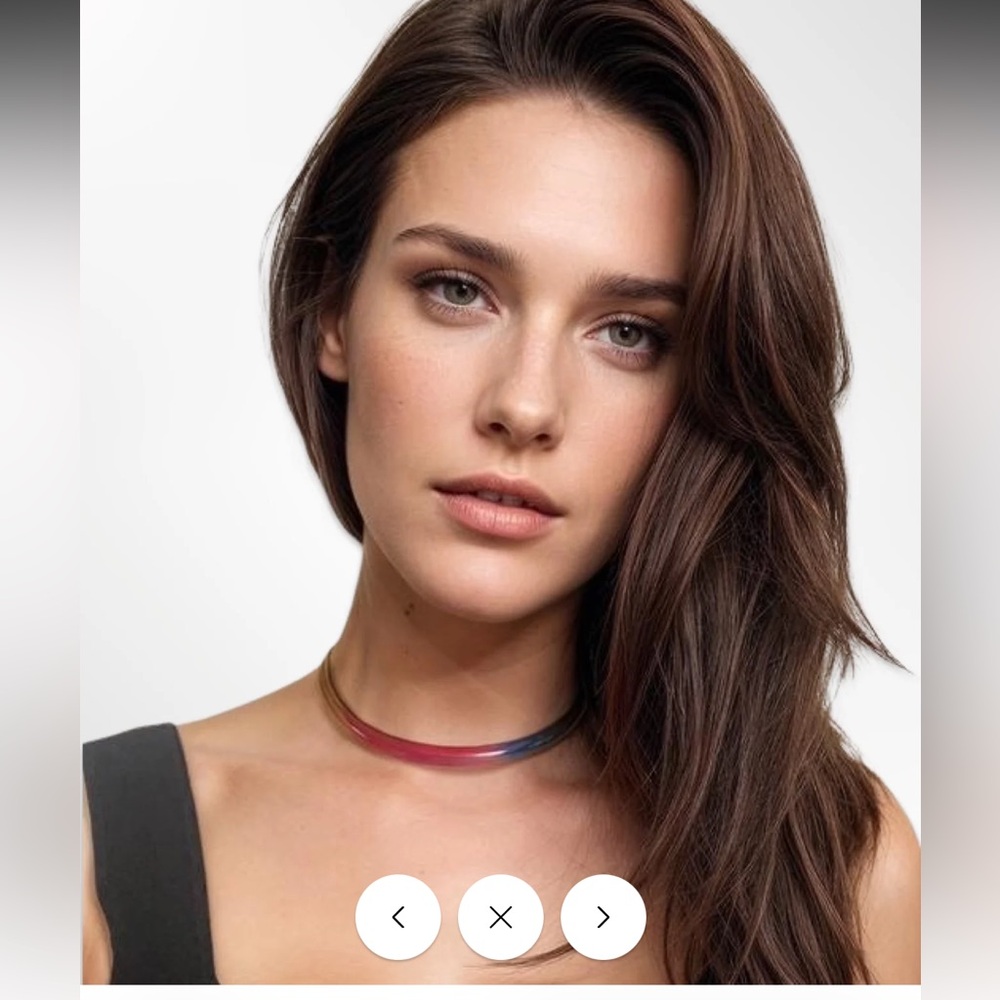 Isabel Marant Vibrant Resin Choker Necklace - Picture 2 of 3
